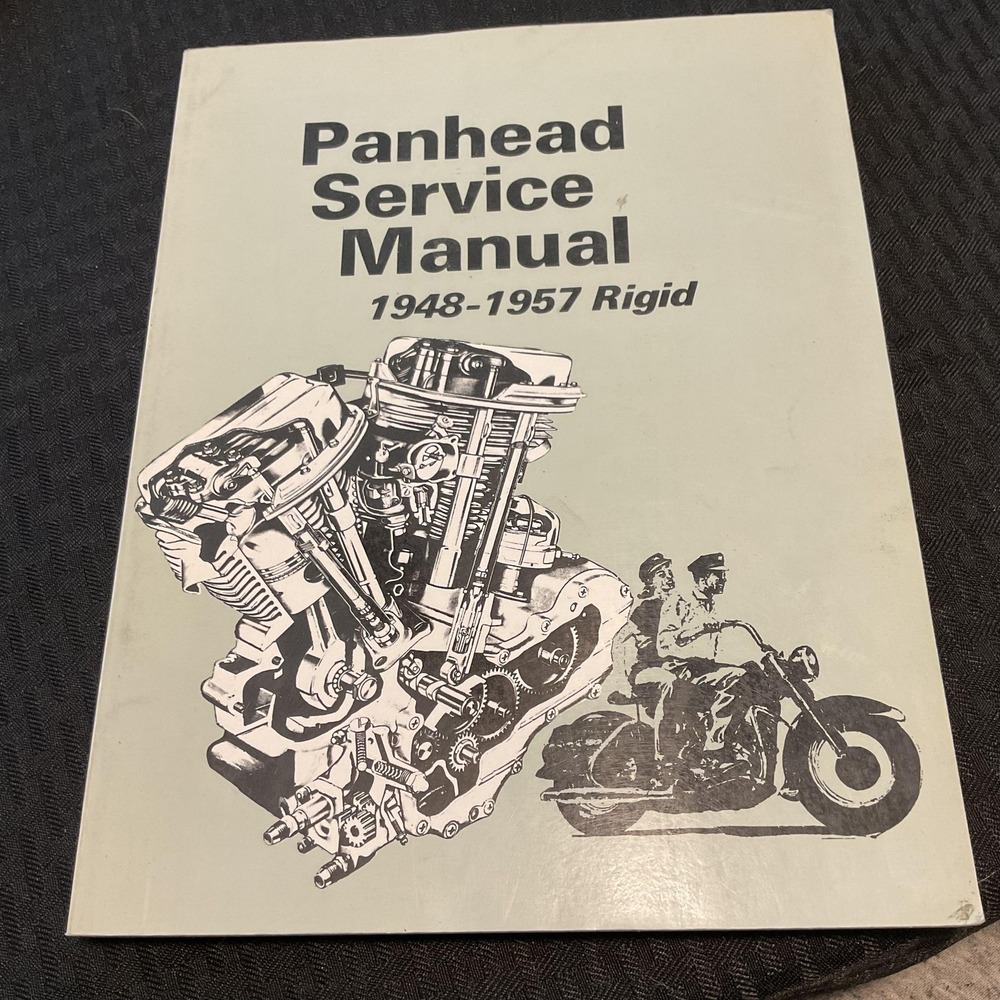 Vintage Panhead Service Manual 1948-1957 Rigid Antique Cycle‎ Supply Motorcycle